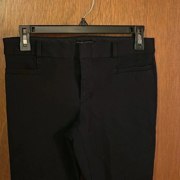 Banana Republic Black Sloan Pant Size 2 - Picture 2 of 7